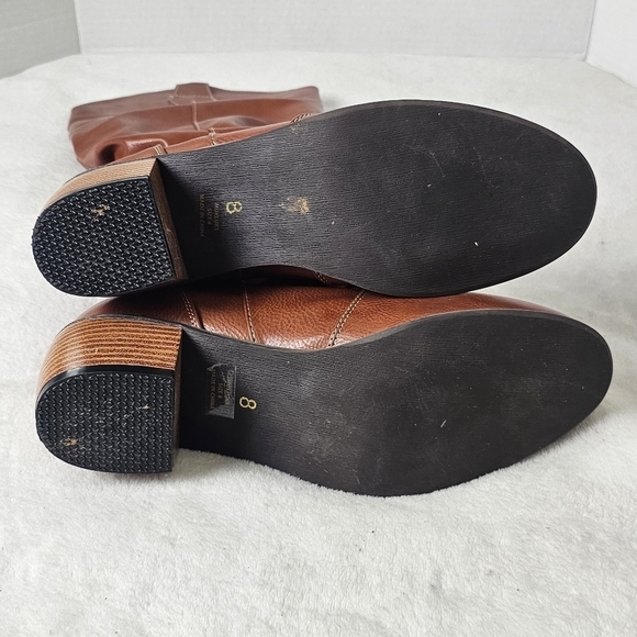 Muk Luks Original Pull-On Chestnut Saddle Up Cowgirl Boot Water Resistant Size 8 - Picture 8 of 11